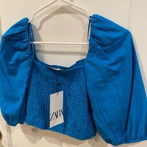 Zara Puff Sleeve Top